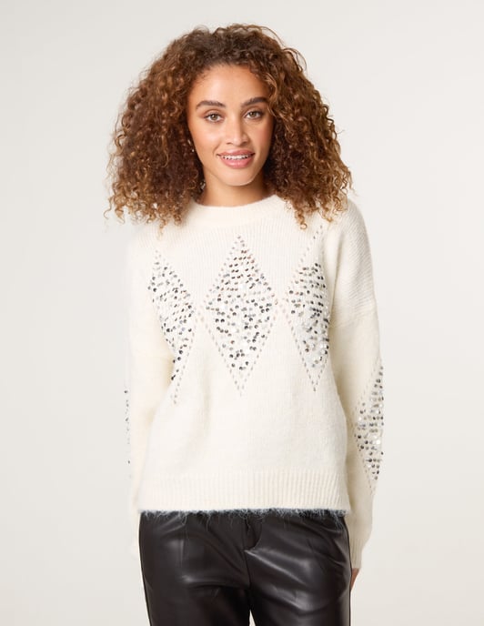 Diamond Sequin Jumper - Image 3