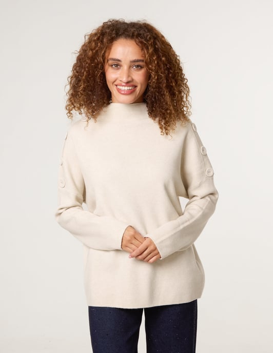Button Shoulder Jumper - Image 2