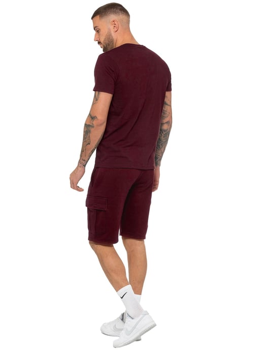 Enzo | Mens T-Shirt Tracksuit With Shorts Set - Image 2