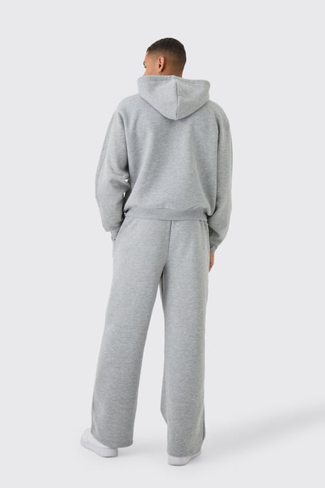 Oversized Boxy M Star Printed Zip Through Hooded Tracksuit - Image 2
