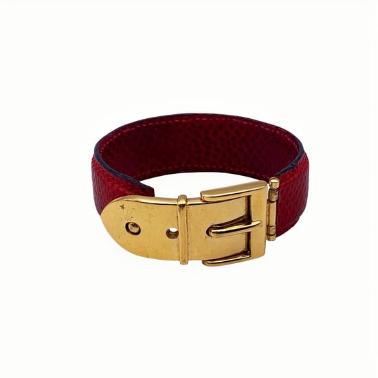 Vintage leren armband van Gucci - Image 1