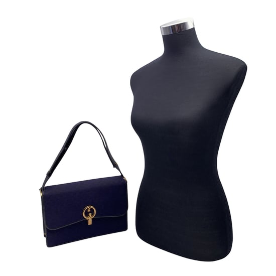 Gucci Vintage stoffen schoudertas - Image 2