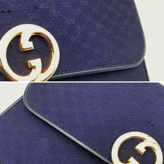 Gucci Vintage stoffen schoudertas - Image 6