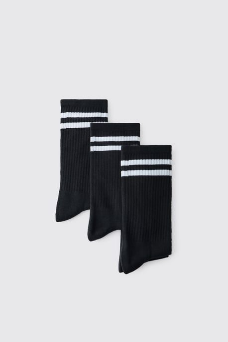 3 Pack Sport Stripe Socks - Image 2