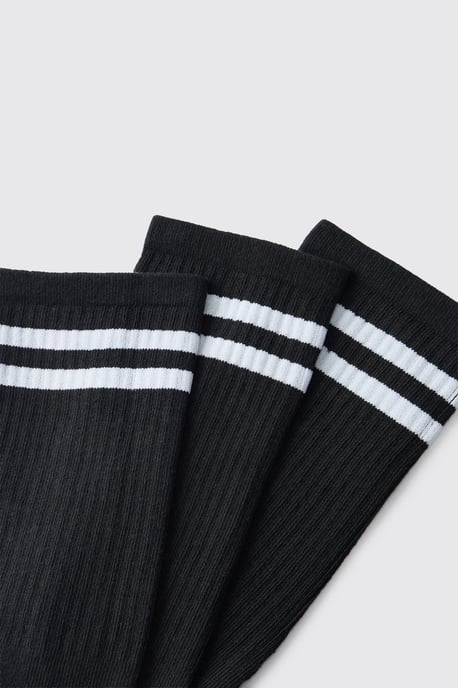 3 Pack Sport Stripe Socks - Image 3