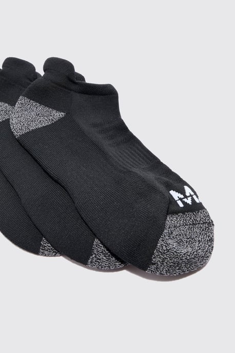 Man Active Cushioned Training Trainer 3 Pack Socks - Image 3