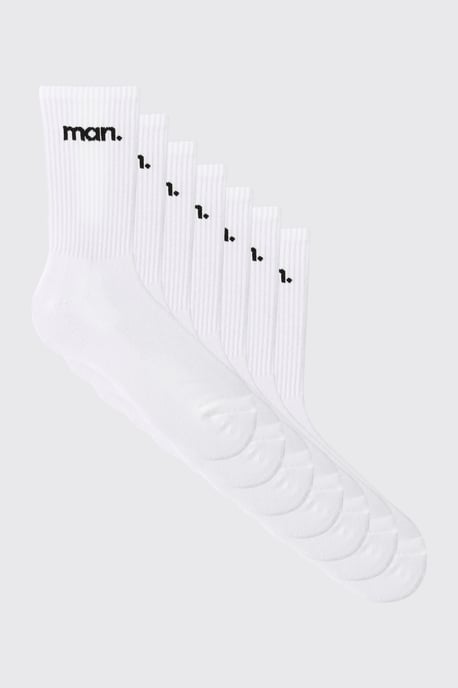 7 Pack MAN Sports Socks - Image 1