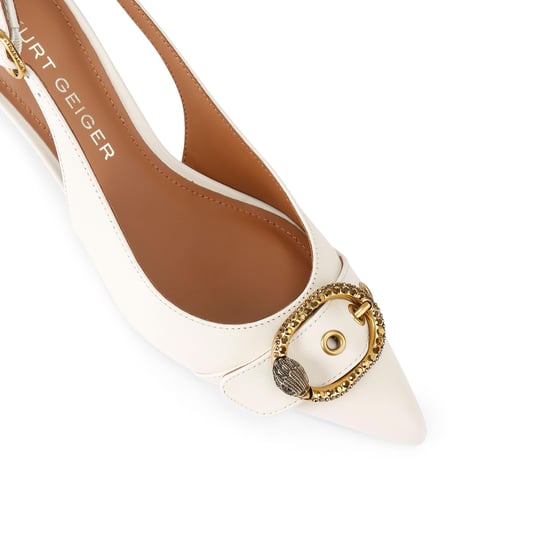 Kurt Geiger London Leather Kgl Mayfair Sling Sm Egl Heels - Image 4