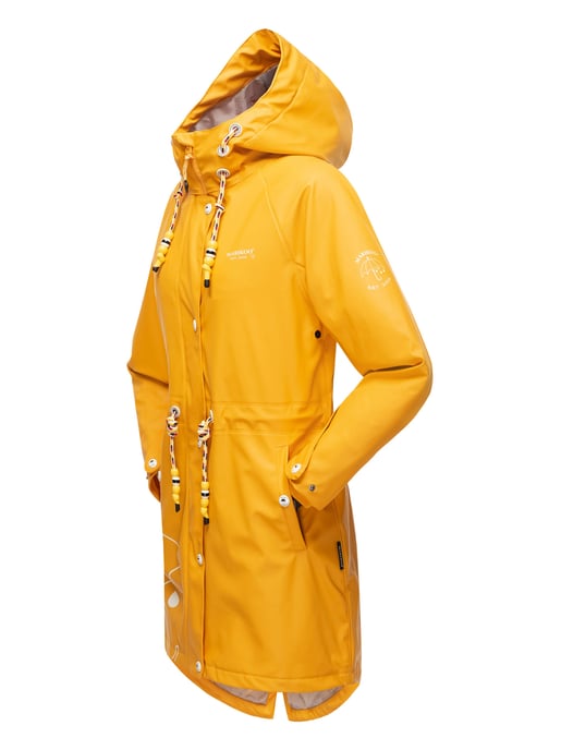Marikoo dames regenjas – Dancing Umbrella, waterdicht met capuchon - Image 4