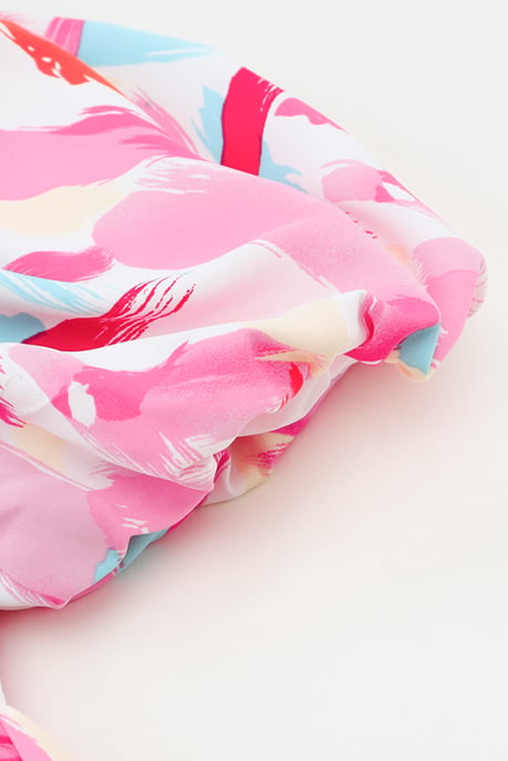 Abstract Print Midi Dress - Image 4