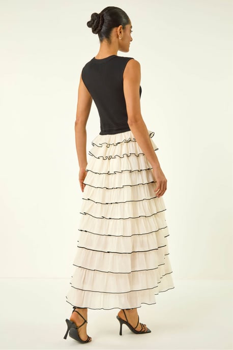 Ruffle Knit Maxi Dress - Image 4