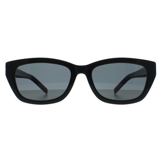 Saint Laurent Cat Eye Vrouwen Glimmend Zwart Grijs SL M153 - Image 1