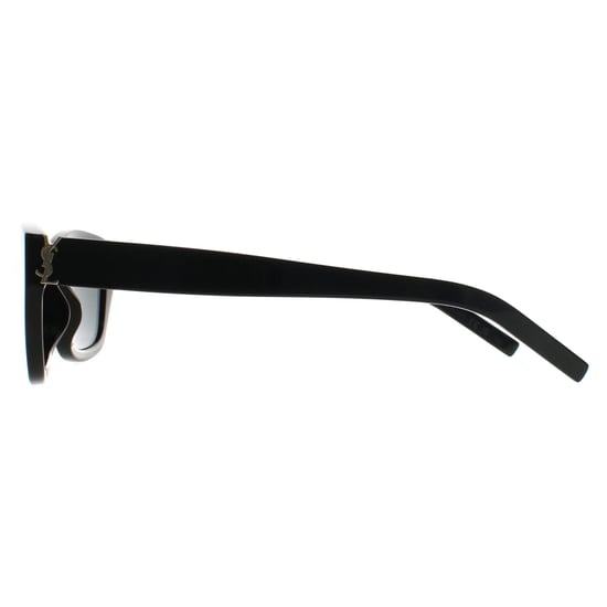 Saint Laurent Cat Eye Vrouwen Glimmend Zwart Grijs SL M153 - Image 3