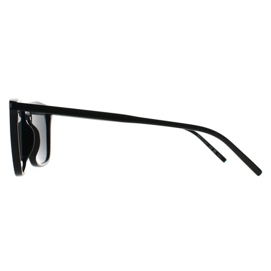 Saint Laurent Square Womens Shiny Black Grey SL 851 - Image 3