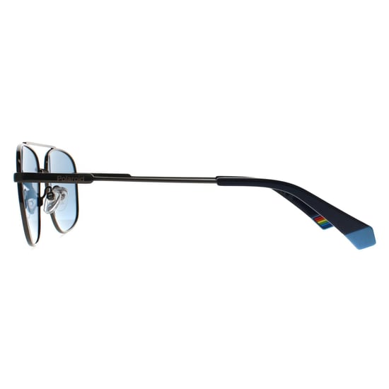 Polaroid Aviator Mens Ruthenium Blue Polarized PLD 6235/S/X - Image 3