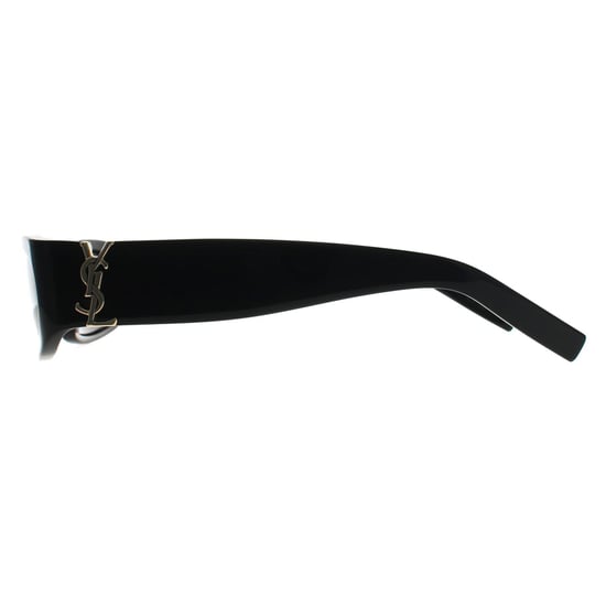 Saint Laurent Rechthoek Dames Glimmend Zwart Grijs SL M152 - Image 3