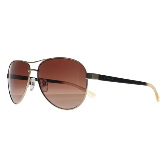 Ted Baker Aviator Unisex Black Brown Gradient TB1271 Oliver - Image 2