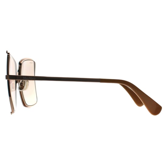 Max Mara Vierkant Dames Glimmend Licht Brons Roviex Bruin Verloop MM0070-H - Image 3