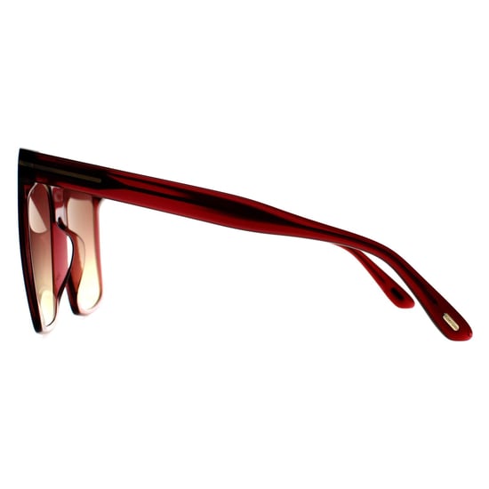 Tom Ford Vierkant Dames Glimmend Bordeaux Bordeaux Verloop Sabrina FT0764 - Image 3