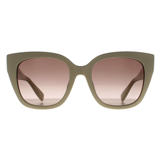 Furla Vierkant Dames Glimmend Beige Crème Donkerbruin Kleurverloop SFU812 - Image 1