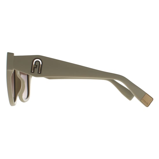 Furla Vierkant Dames Glimmend Beige Crème Donkerbruin Kleurverloop SFU812 - Image 3
