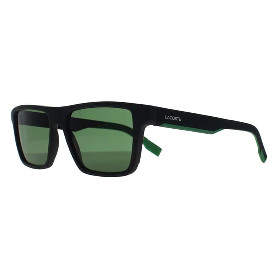 Lacoste Rechthoek Heren Mat Zwart Groen L998S - Image 2