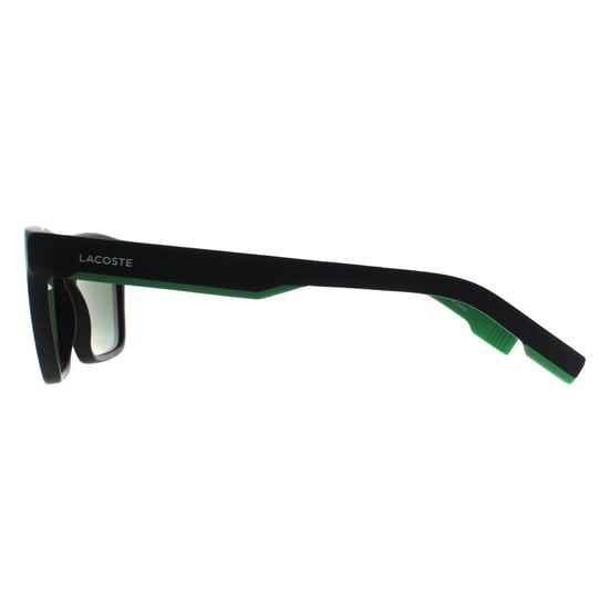 Lacoste Rechthoek Heren Mat Zwart Groen L998S - Image 3