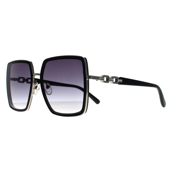 Guess Vierkant Vrouwen Glimmend Zwart Grijs Gradiënt GO00041 - Image 2