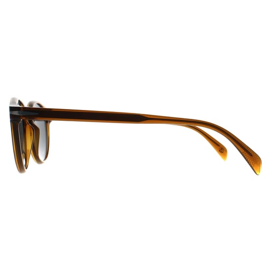 David Beckham Rond Heren Transparant Bruin Blauw DB 1036/S - Image 3