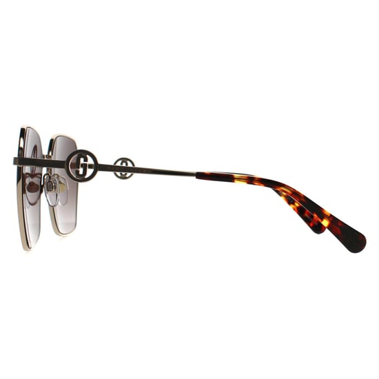Marc Jacobs Vierkant Dames Goud Havana Bruin Kleurverloop MARC 729/S - Image 3
