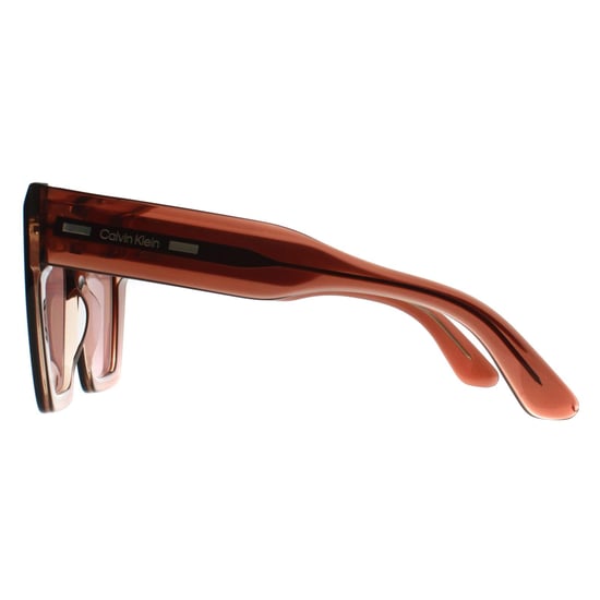 Calvin Klein Square Dam Transparent Mörkbrun Bourgogne CK23502S - Image 3