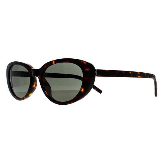 Saint Laurent Katoog Dames Donker Gespikkeld Havana Grijs SL M154 - Image 2
