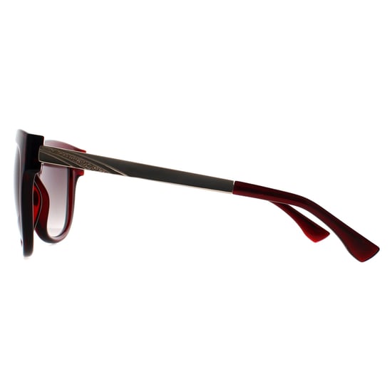 Seksy Cat Eye Dam Transparent Burgundy Smoke Grey Gradient N2807 - Image 3