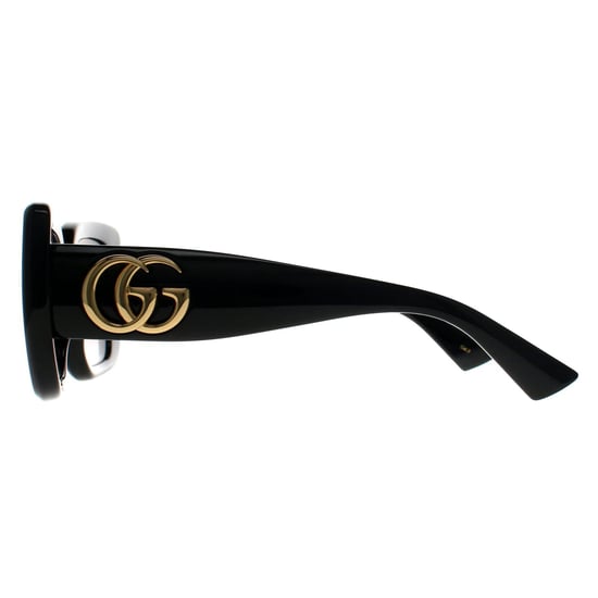 Gucci Vierkant Vrouwen Glimmend Zwart Grijs Kleurverloop GG1975S - Image 3