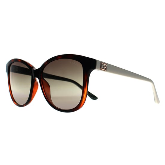 Guess Square Womens Dark Havana Green Gradient GU7920 - Image 2
