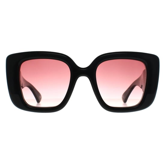 Gucci Square Womens Shiny Black Red Gradient GG1975S - Image 1