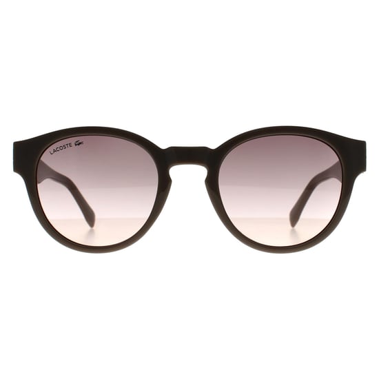 Lacoste Ronde Dames Transparant Lichtgrijs Taupe Nude Kleurverloop L6000S - Image 1