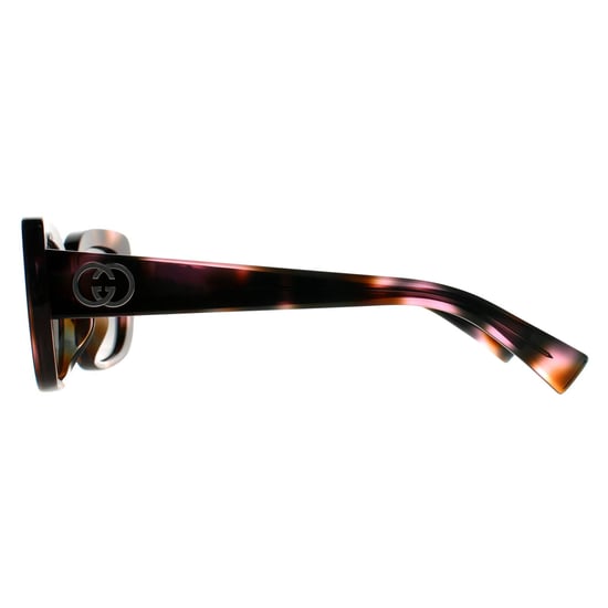 Gucci Rechthoek Dames Roze Havana Grijs GG1979SK - Image 3