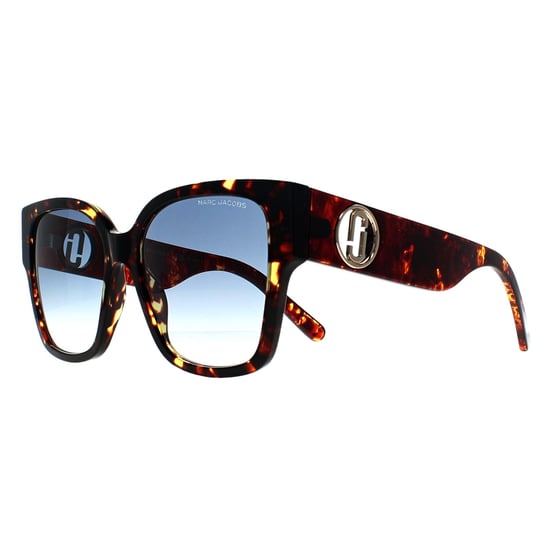 Marc Jacobs Square Womens Dark Havana Blue Gradient MARC 698/S - Image 2