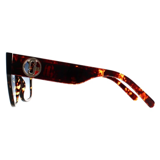 Marc Jacobs Square Womens Dark Havana Blue Gradient MARC 698/S - Image 3