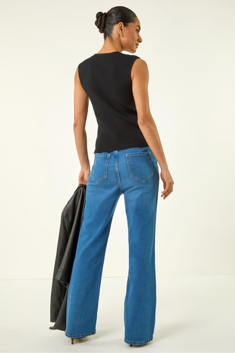 Hardware Trim Knit Top - Image 4
