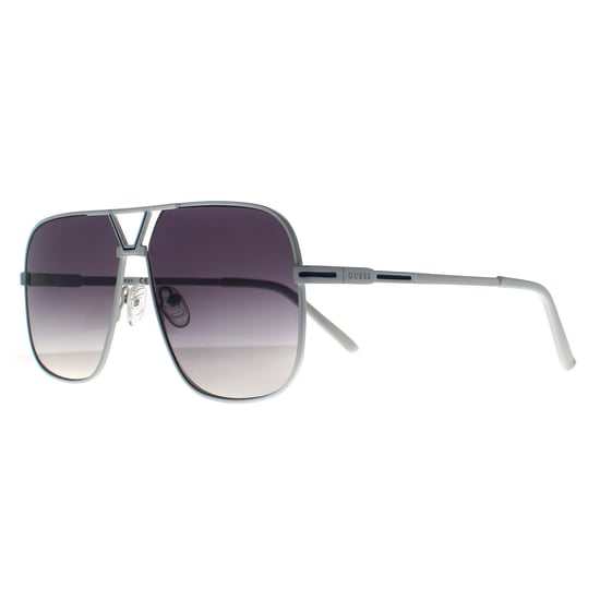 Guess Aviator Unisex White Smoke Grey Gradient GO00066 - Image 2