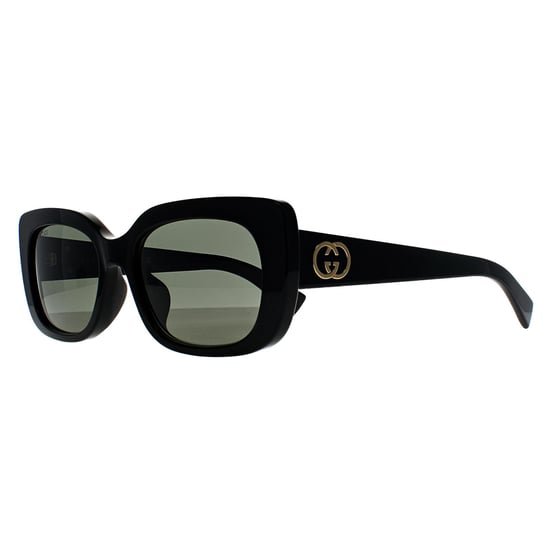 Gucci Rechthoek Dames Glimmend Zwart Grijs GG1979SK - Image 2