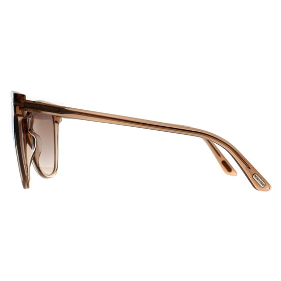 Tom Ford Cat Eye Dames Glimmend Lichtbruin Bruin Spiegel Ani FT0844 - Image 3