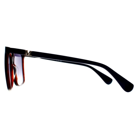 Max Mara Square Womens Shiny Bi-layer Navy Blue Gradient MM0046 Emme11 - Image 3