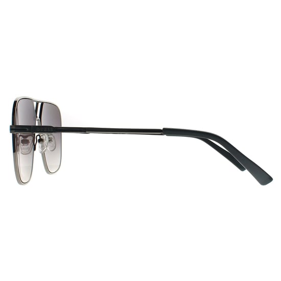 Guess Aviator Unisex Shiny Light Nickeltin Smoke Grey Gradient GO00066 - Image 3
