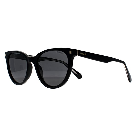 Polaroid Round Womens Black Grey Polarized PLD 4111/S/X - Image 2