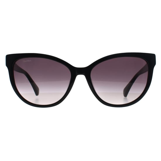 Max Mara Ronde Dames Glimmend Zwart Rook Grijs Kleurverloop MM0058 Logo 13 - Image 1