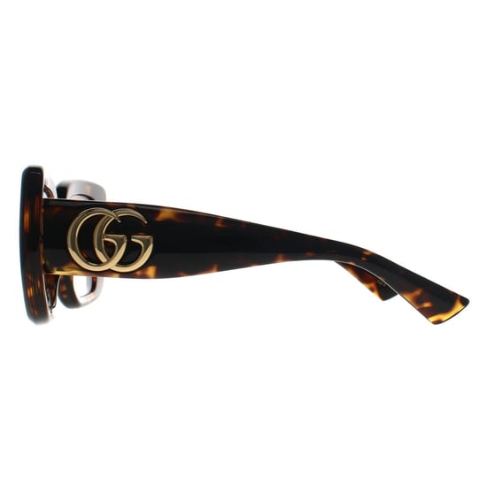 Gucci Vierkant Dames Havana Bruin Kleurverloop GG1975S - Image 3