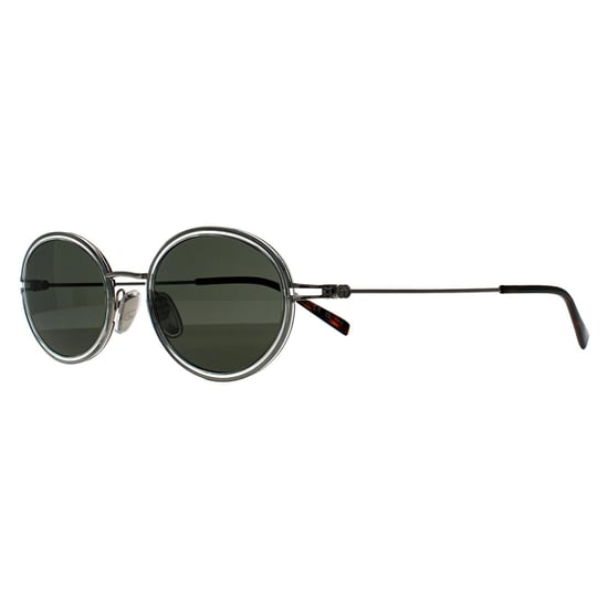 Gucci Ovaal Dames Zilver Grijs GG1980S - Image 2